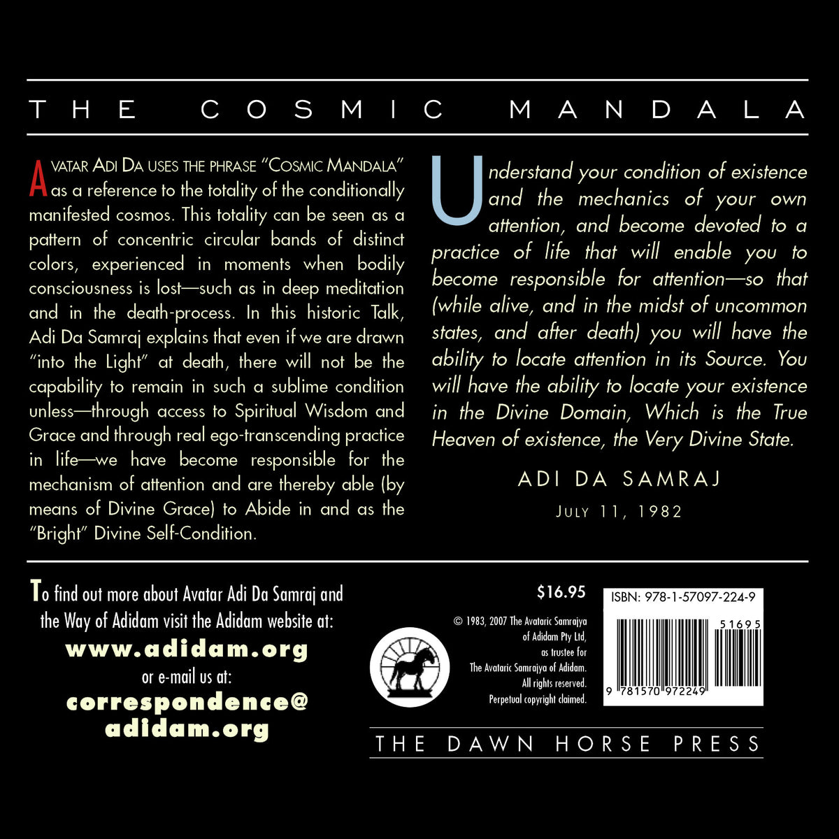 The Cosmic Mandala