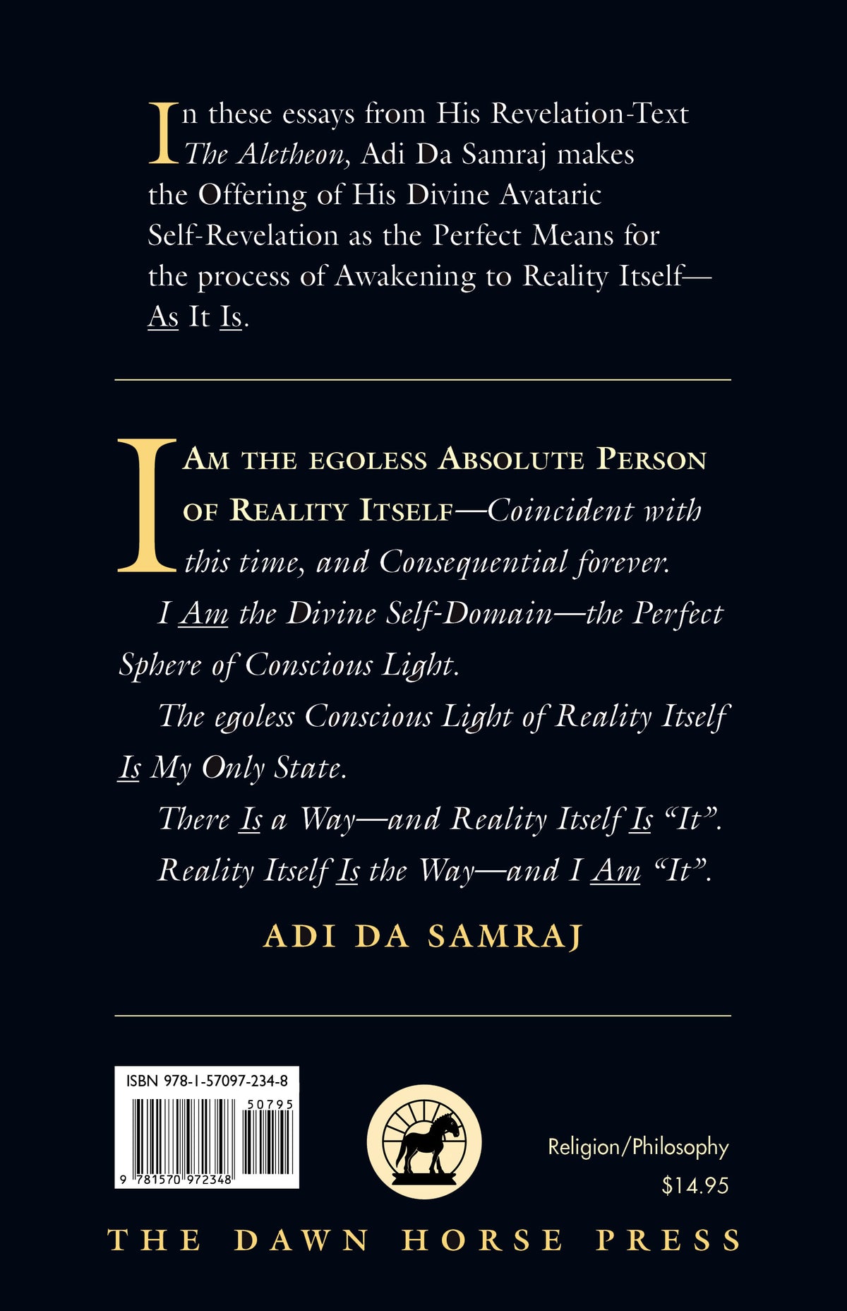 Reality Itself Is The Way