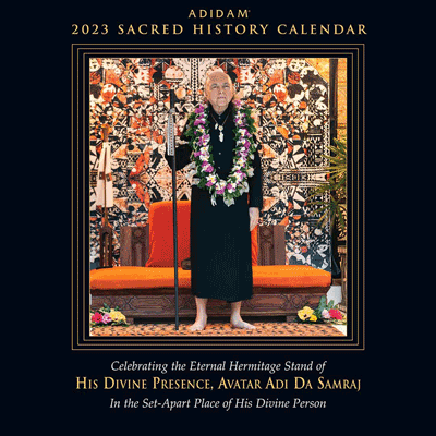 2023 Adidam Sacred History Calendar