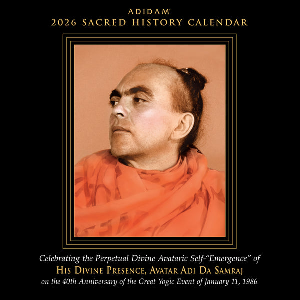 2026 Adidam Sacred History Calendar