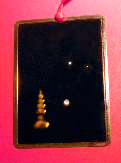Divine Mahasamadhi Ten-Year Anniversary Commemorative Ornament (Rectangle)