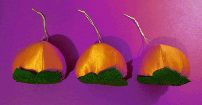 "The Three Hearts" &nbsp; &nbsp; &nbsp; &nbsp; Persimmon Ornaments