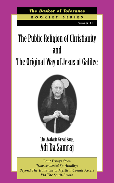 The Public Religion of Christianity and The Original Way of Jesus of Galilee