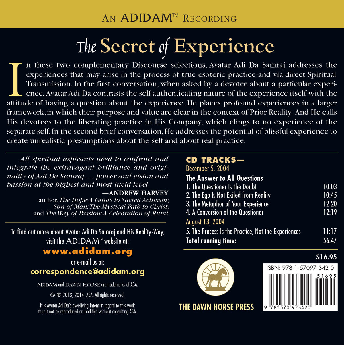 The Secret of Experience